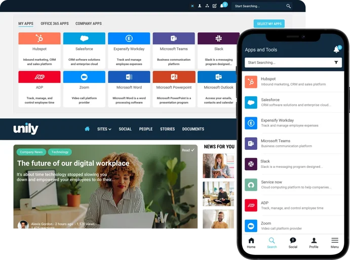 What is the difference between a digital workplace and an intranet?